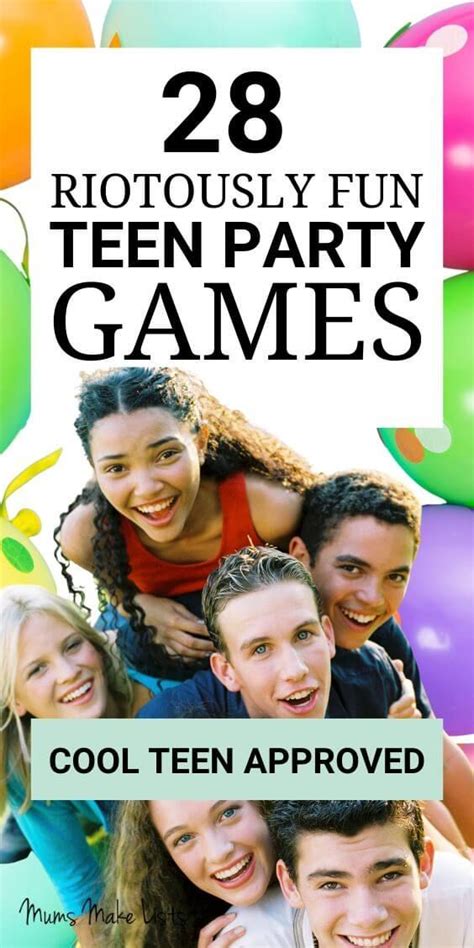36 Fun Party Games For Teens & Tweens They'll Actually Love .